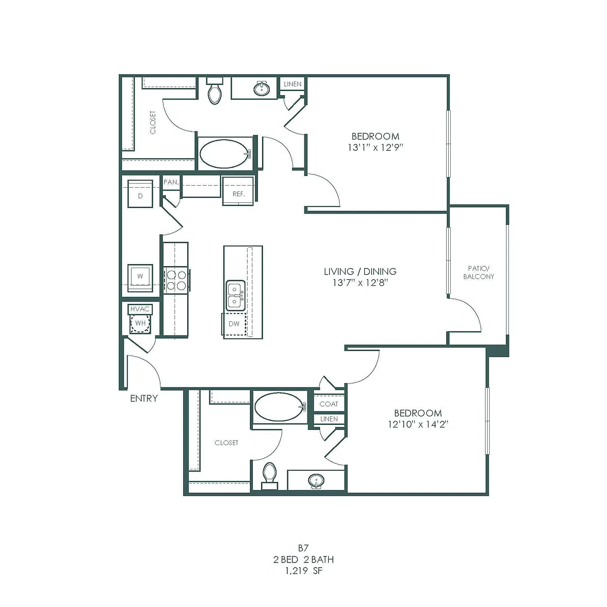 Floor plan B7