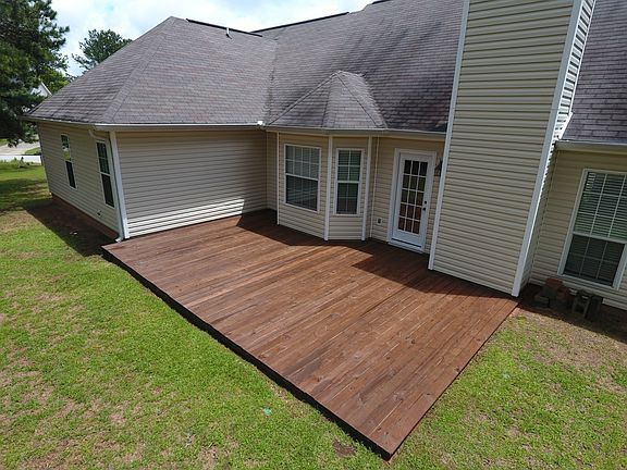 Backyard deck