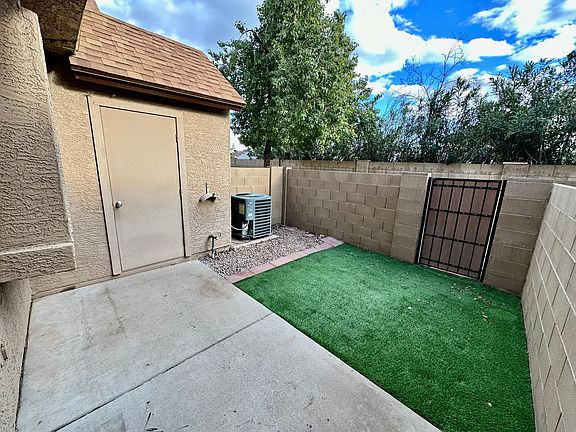 Back Patio / storage shed