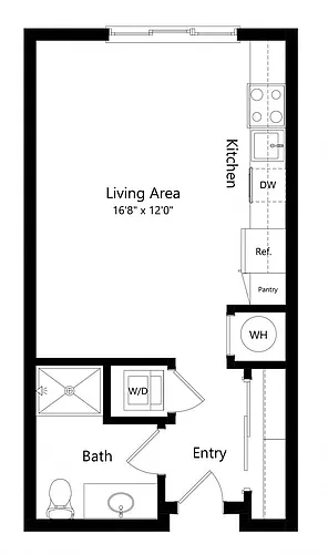 Floor plan Evans