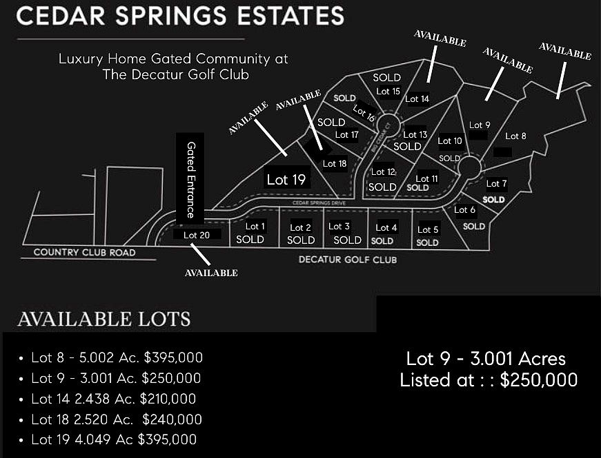 1st image of LOT 9 Cedar Springs Dr