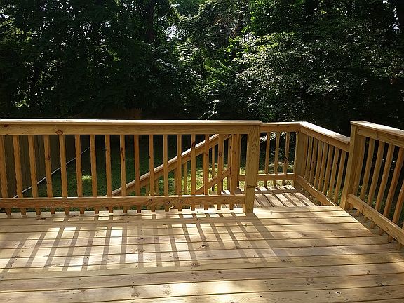 Deck view from Dining room