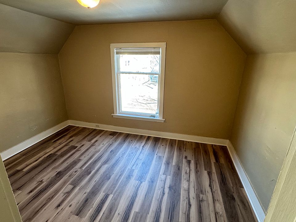 Bedroom, with brand new flooring