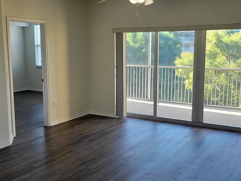 Living Area with Master Suite to the far left