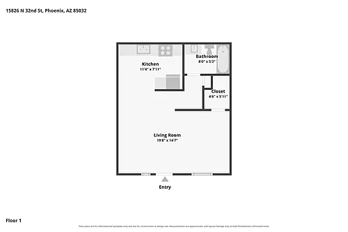 Floor plan Studio