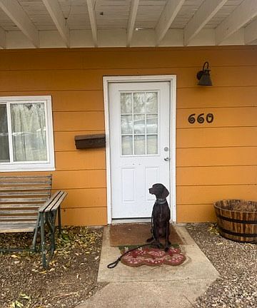 Dogs allowed and you have your own backyard space
