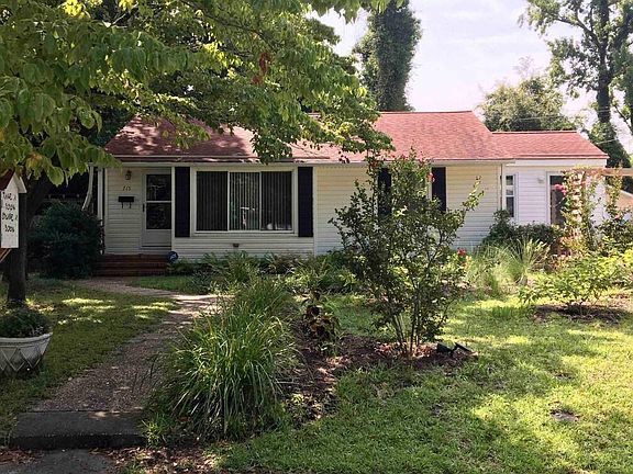 Front of the house has drought tolerant native landscaping