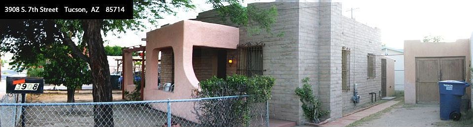 Front and side of home