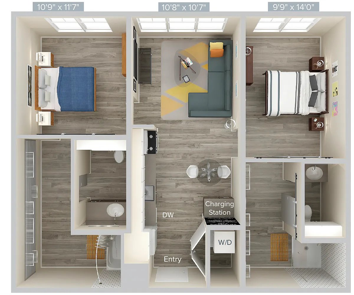 Floor plan B1V-903