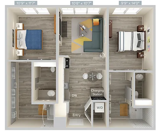Floor plan B1V-903
