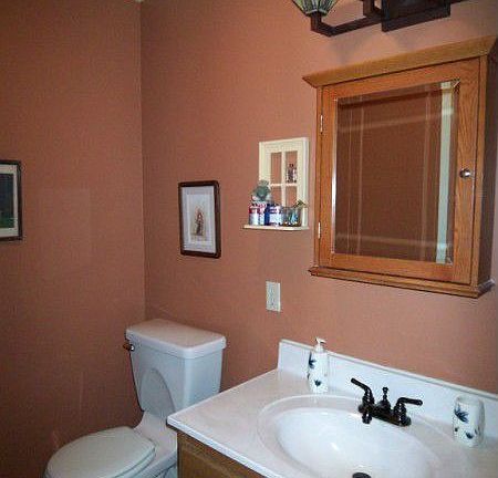 first floor powder room