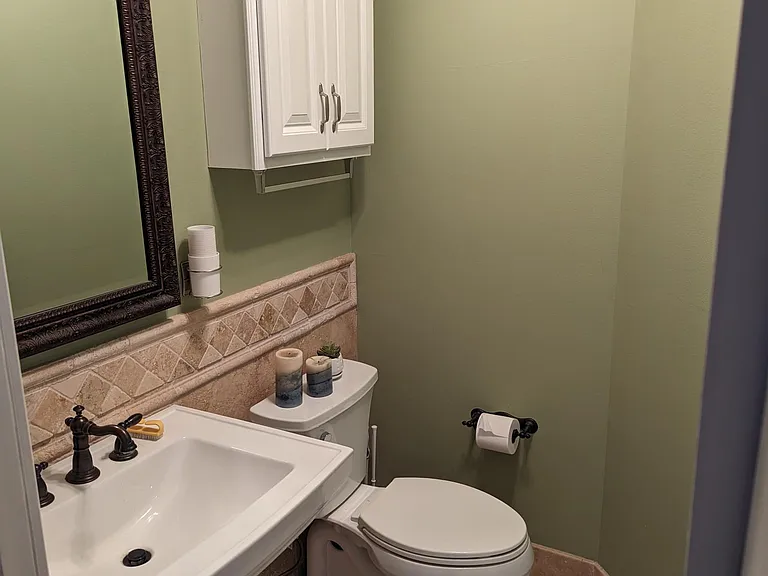 Master Bath. This area is accessible from both the game room or the master suite.