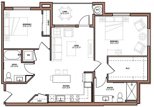 Floor plan B20B