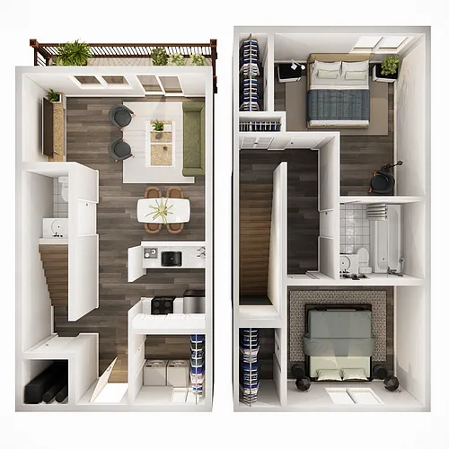 Floor plan 2 Bedroom