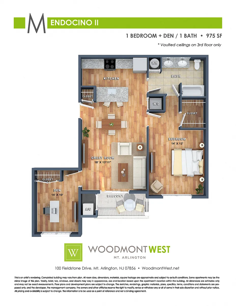 Floor plan Mendocino II