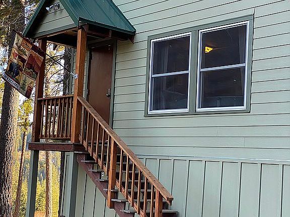 Front stairs to the Cabin
