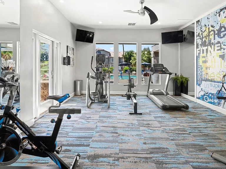 Our newly-renovated fitness center is a wonderland with mesmerizing pool views, high-tech equipment, televisions, and weights. It's your comprehensive workout playground!