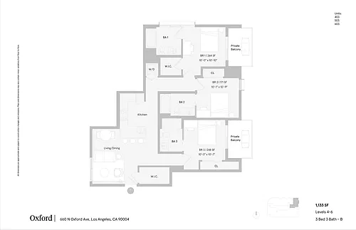 Floor plan 3X3