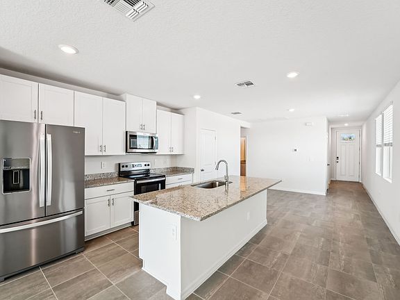 The Canyon Floorplan Kitchen at Two Rivers