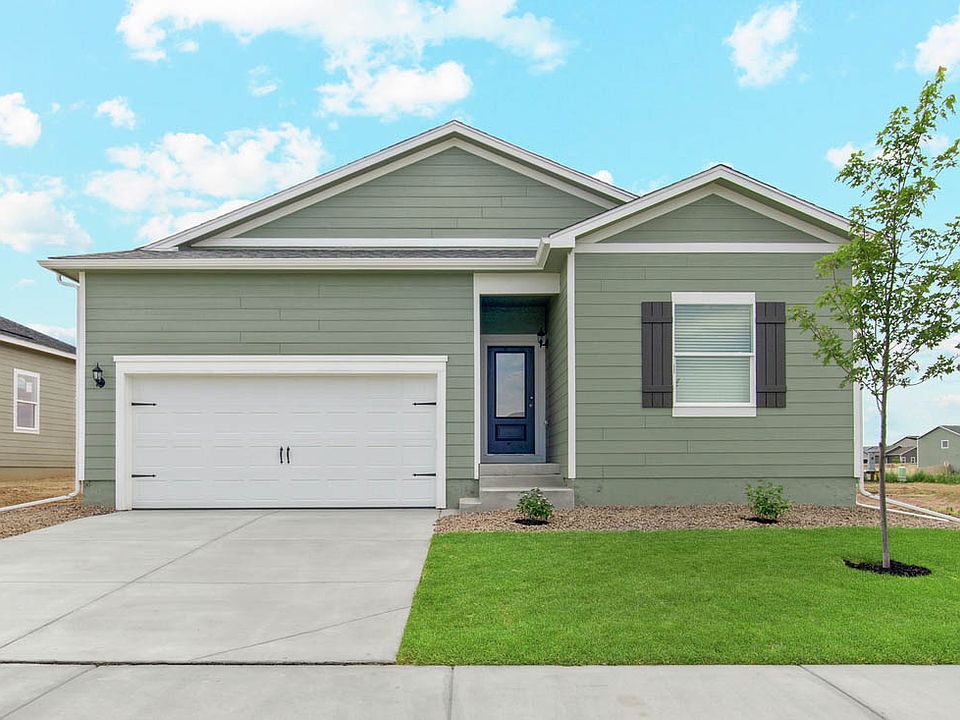 The Chatfield is a one-story floor plan with siding.