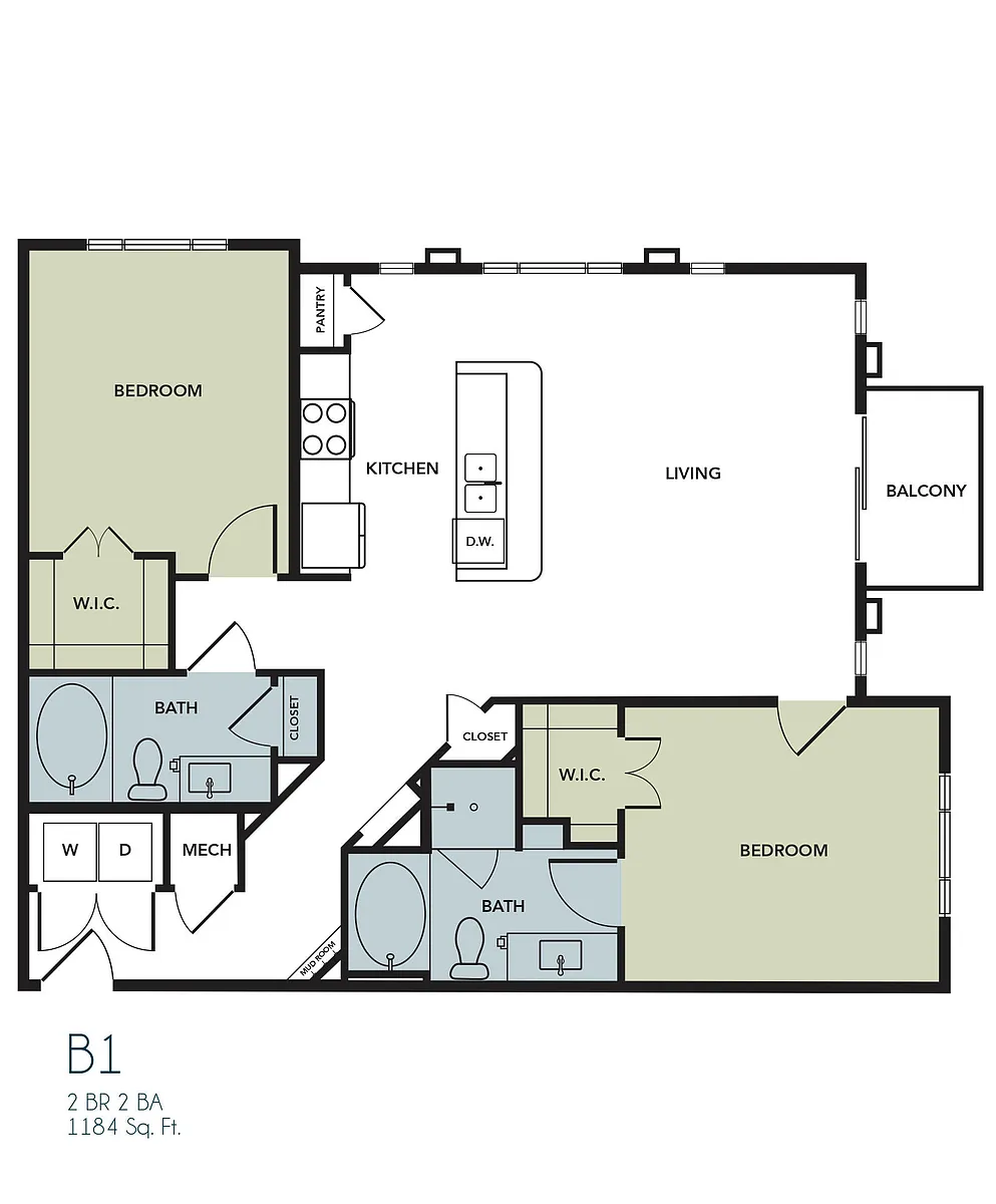 Floor plan B1