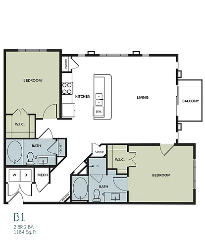 Floor plan B1