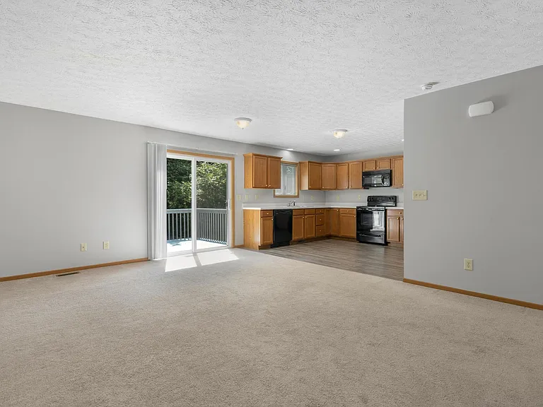 Kitchen and Open Concept Living Area