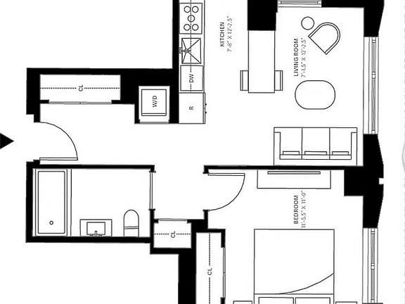 2nd image of 500 W 45th St #528
