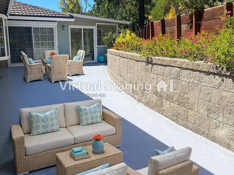 Patio - Staged