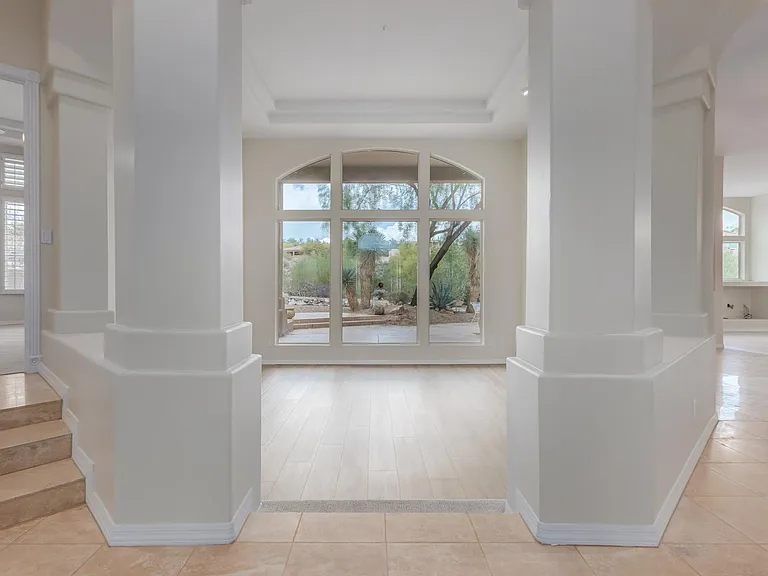 Entry to living room
