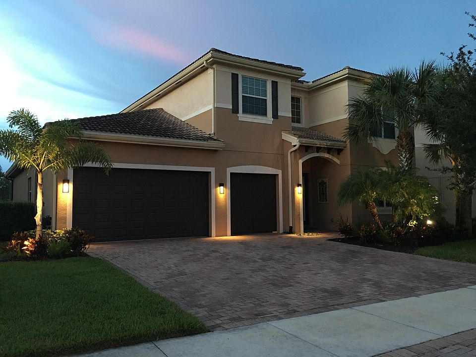 Front of house at dawn