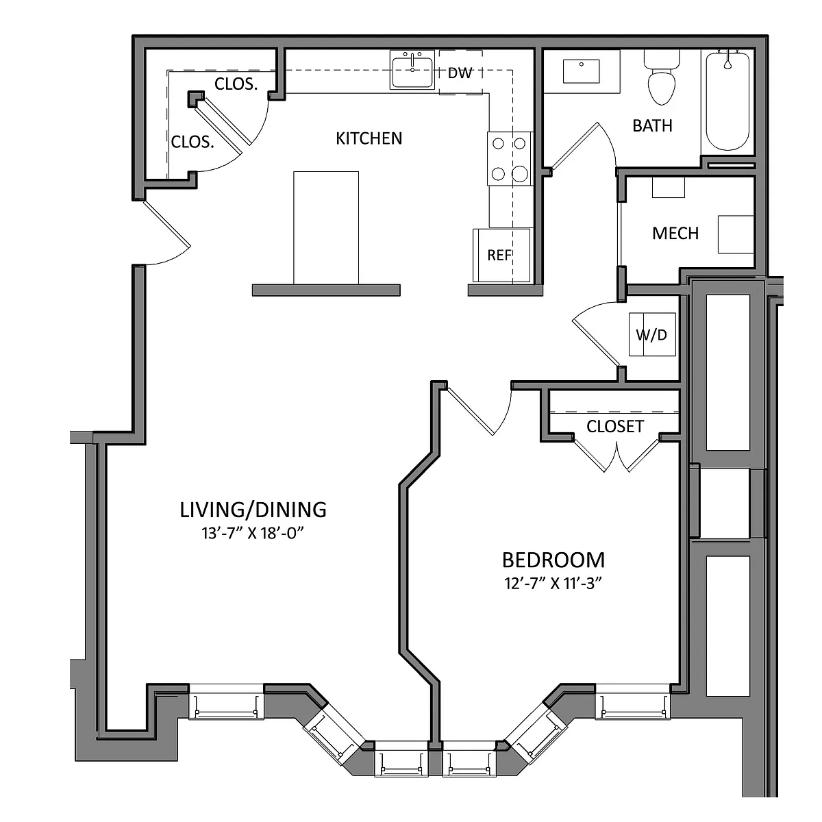 Floor plan A1A