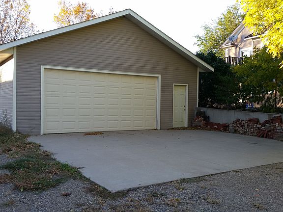 large double garage w/ loft
