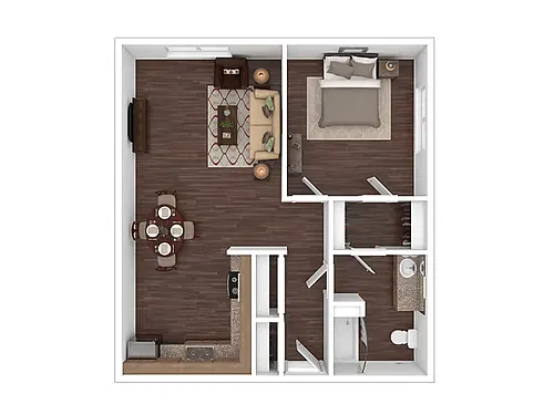 Floor plan 1X1