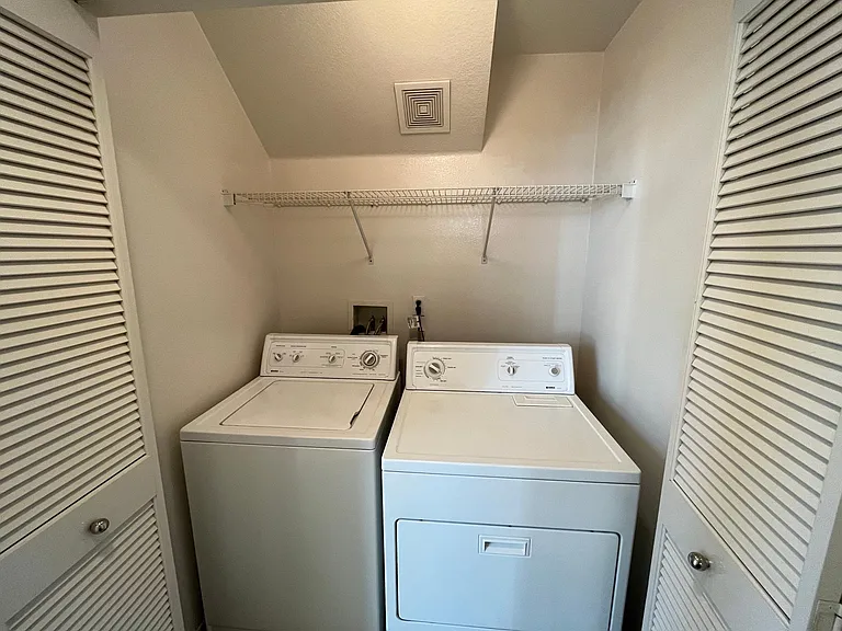 Laundry closet (washer and dryer not provided)