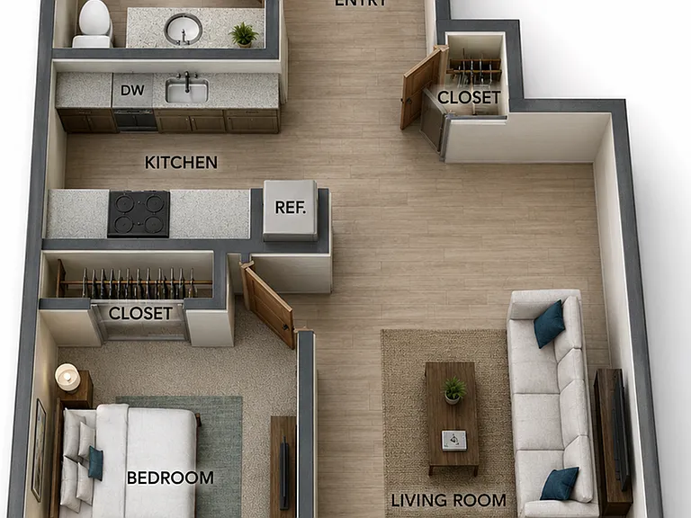1 Bedroom Deluxe Tower 1 Bedroom Deluxe Tower