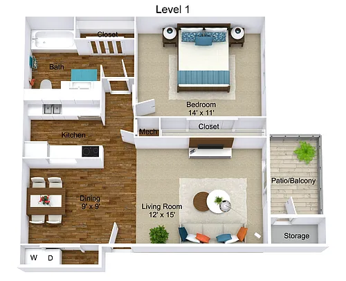 Floor plan Redwood