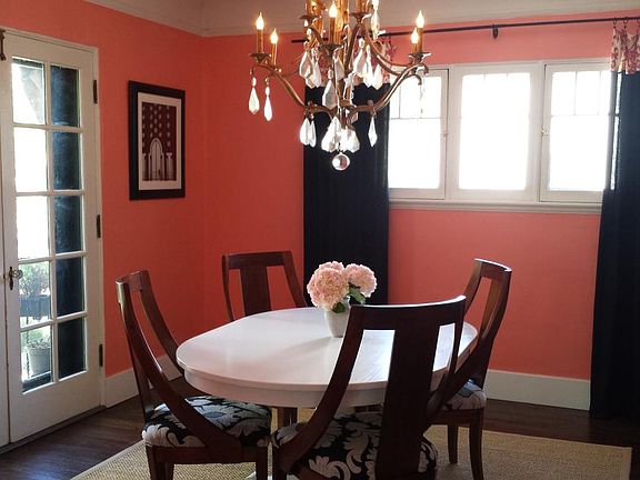 Dining Room with French Doors to Balcony
