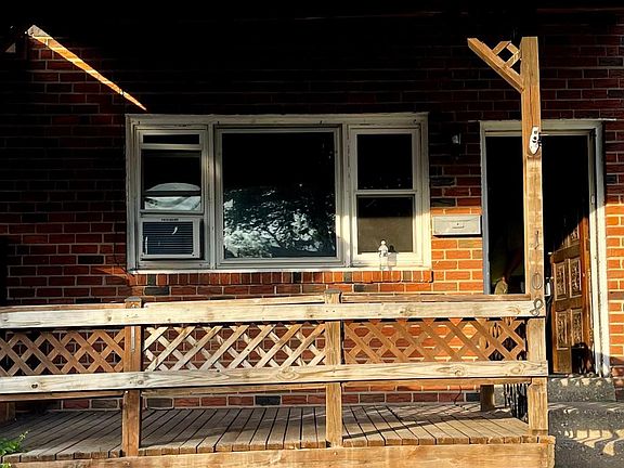 Covered front porch - will be stained