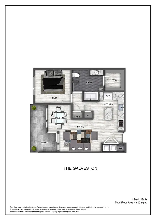 Floor plan The Galveston