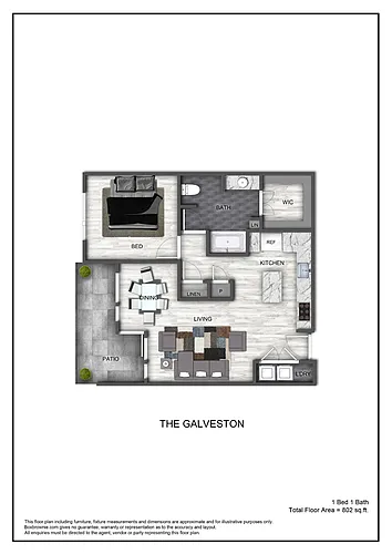 Floor plan The Galveston