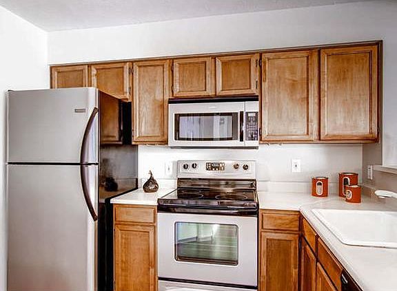 Kitchen is being renovated with all new white shaker cabinets & quartz counters, plus stainless undermount sink.