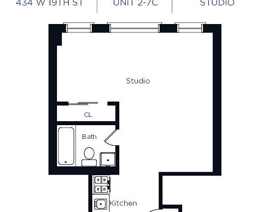 2nd image of 434 W 19th St APT 6C