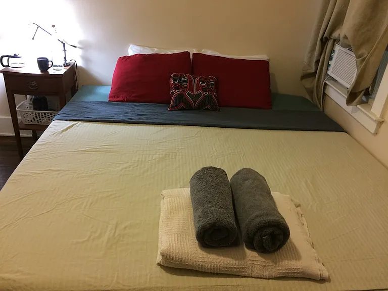 Third Bedroom with King Bed & Hardwood Floors