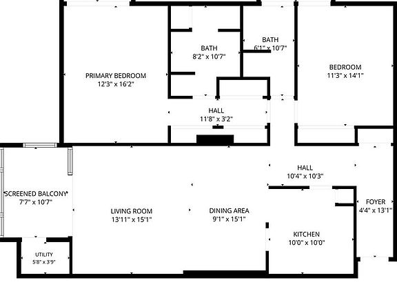 3rd image of 800 S GULFVIEW BOULEVARD #403