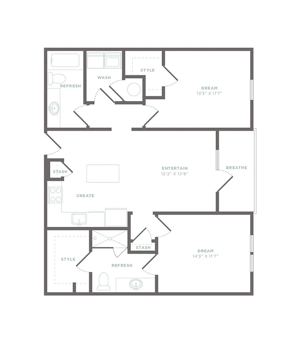 Floor plan B1 - Ponce