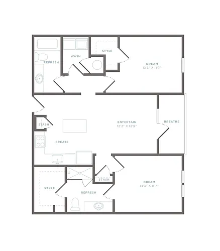 Floor plan B1 - Ponce