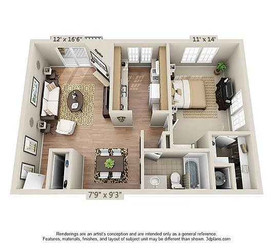 Floor plan Plan B