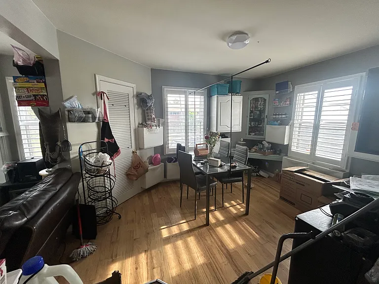 Large dining room, lots of natural light, pantry closet, hardwood floors
