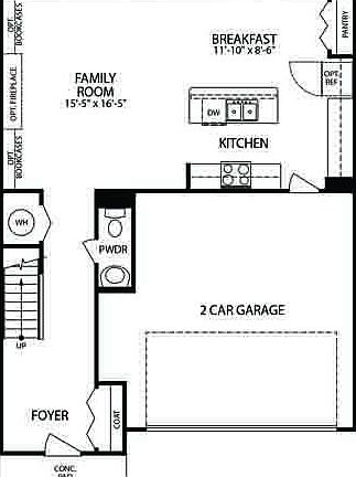 Elevation A - 1st Floor